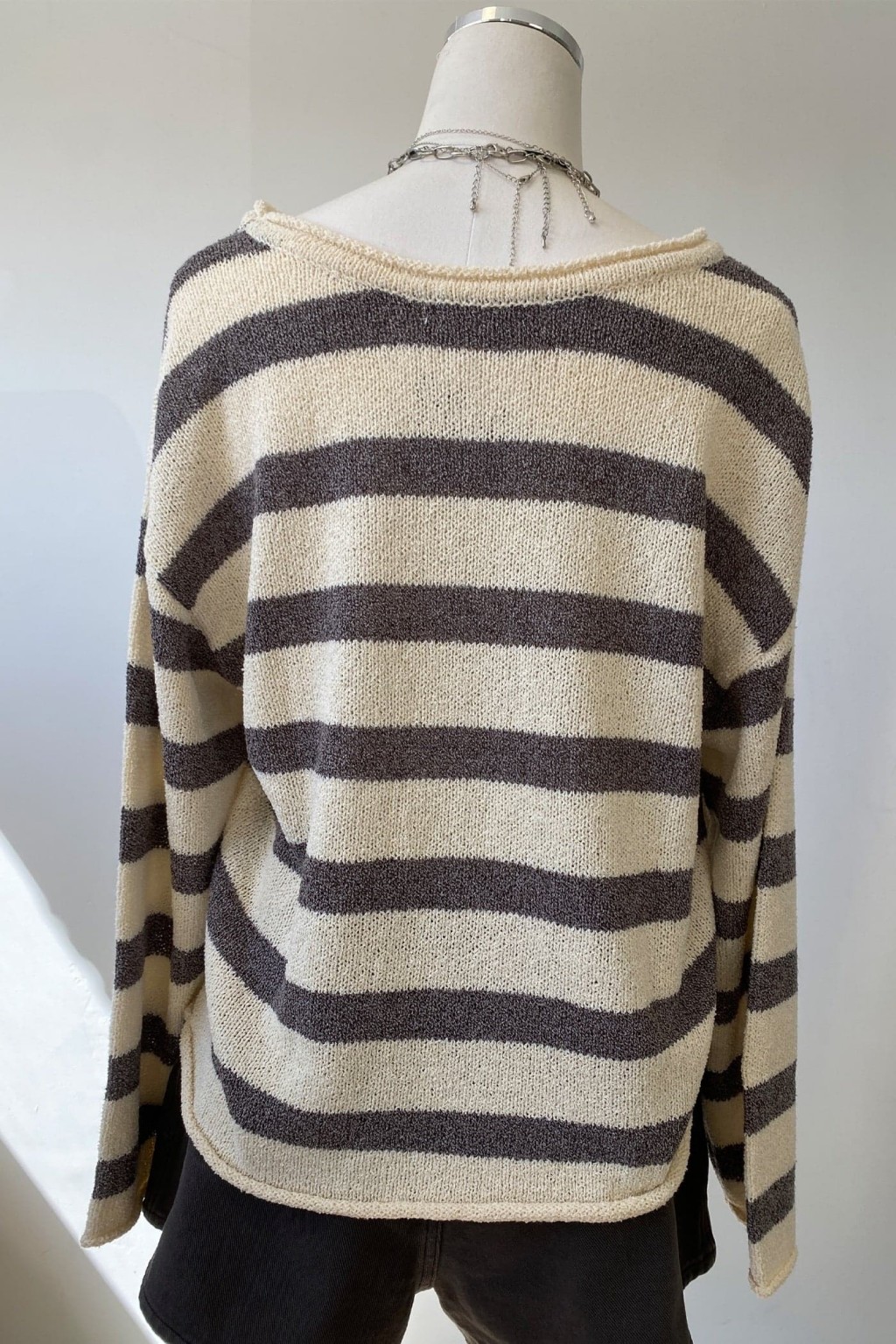 Striped Knit Sweater