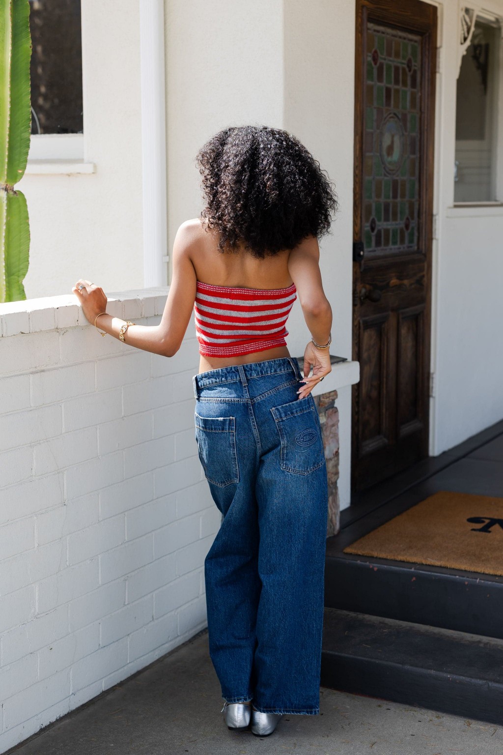 Denim Wide Leg Jeans