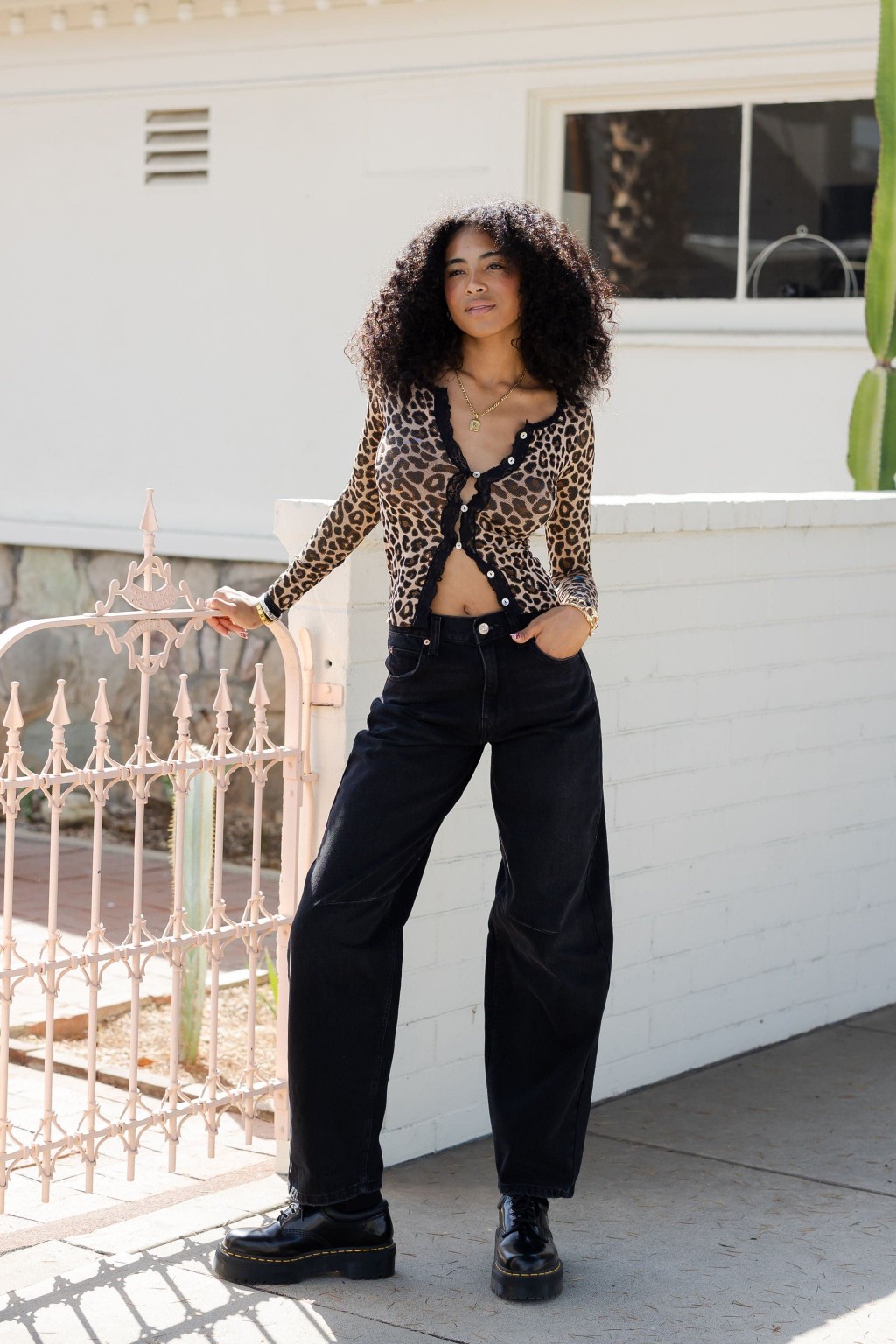 Cinch Back Boyfriend Jeans