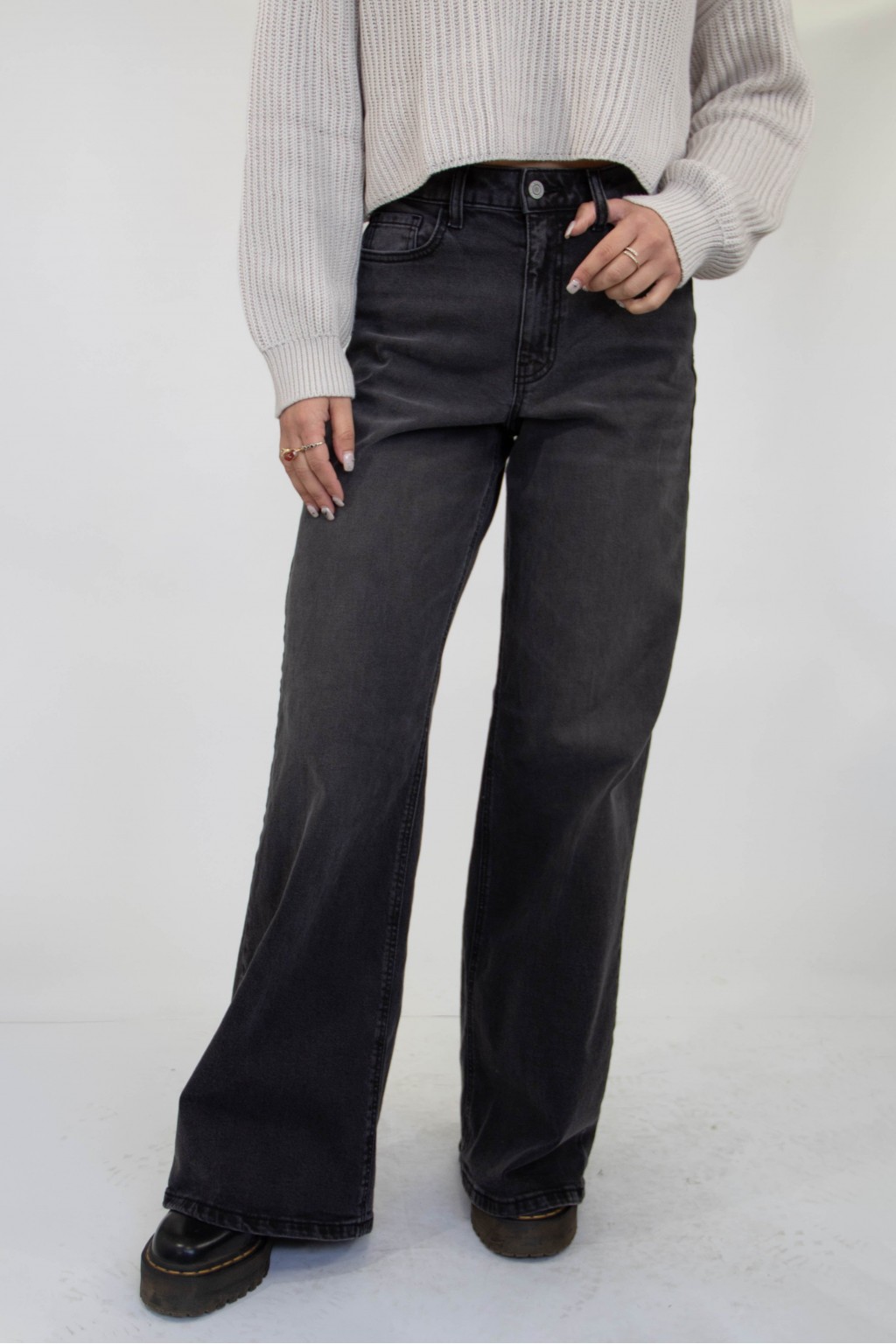 The Hazel Wide Leg Jeans