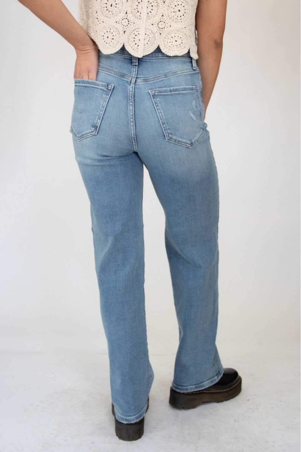 The Hazel High Rise Dad Jeans