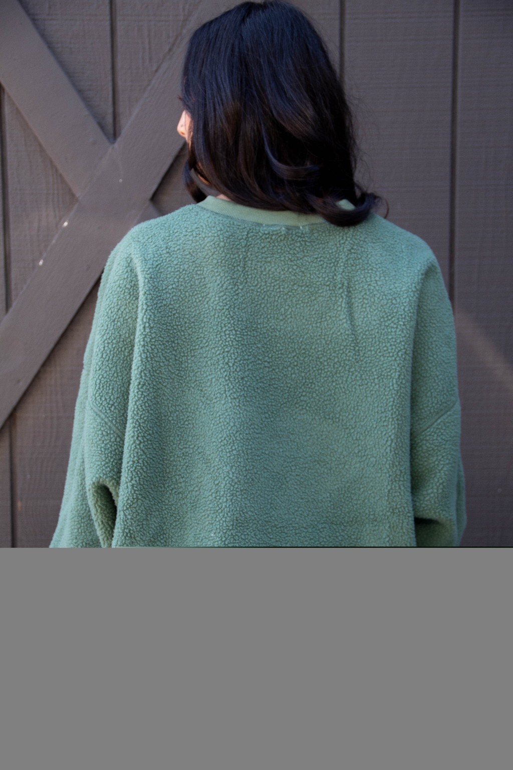 Reverseable Sherpa Lining Sweatshirt