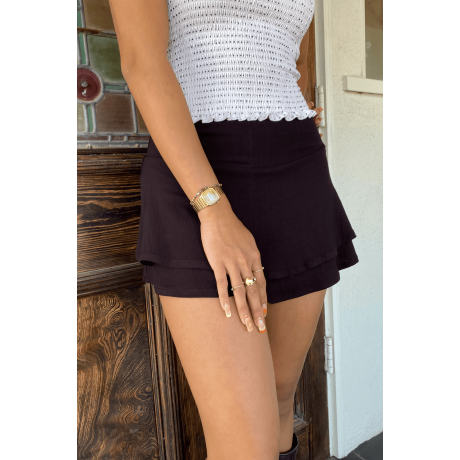 Layered Mini Skirt