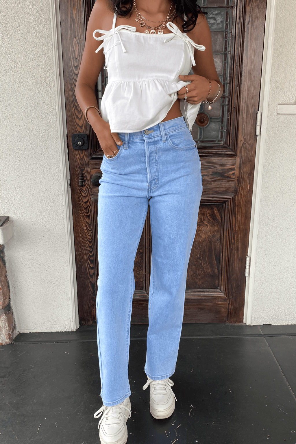 The Hazel Super High Rise Dad Jeans