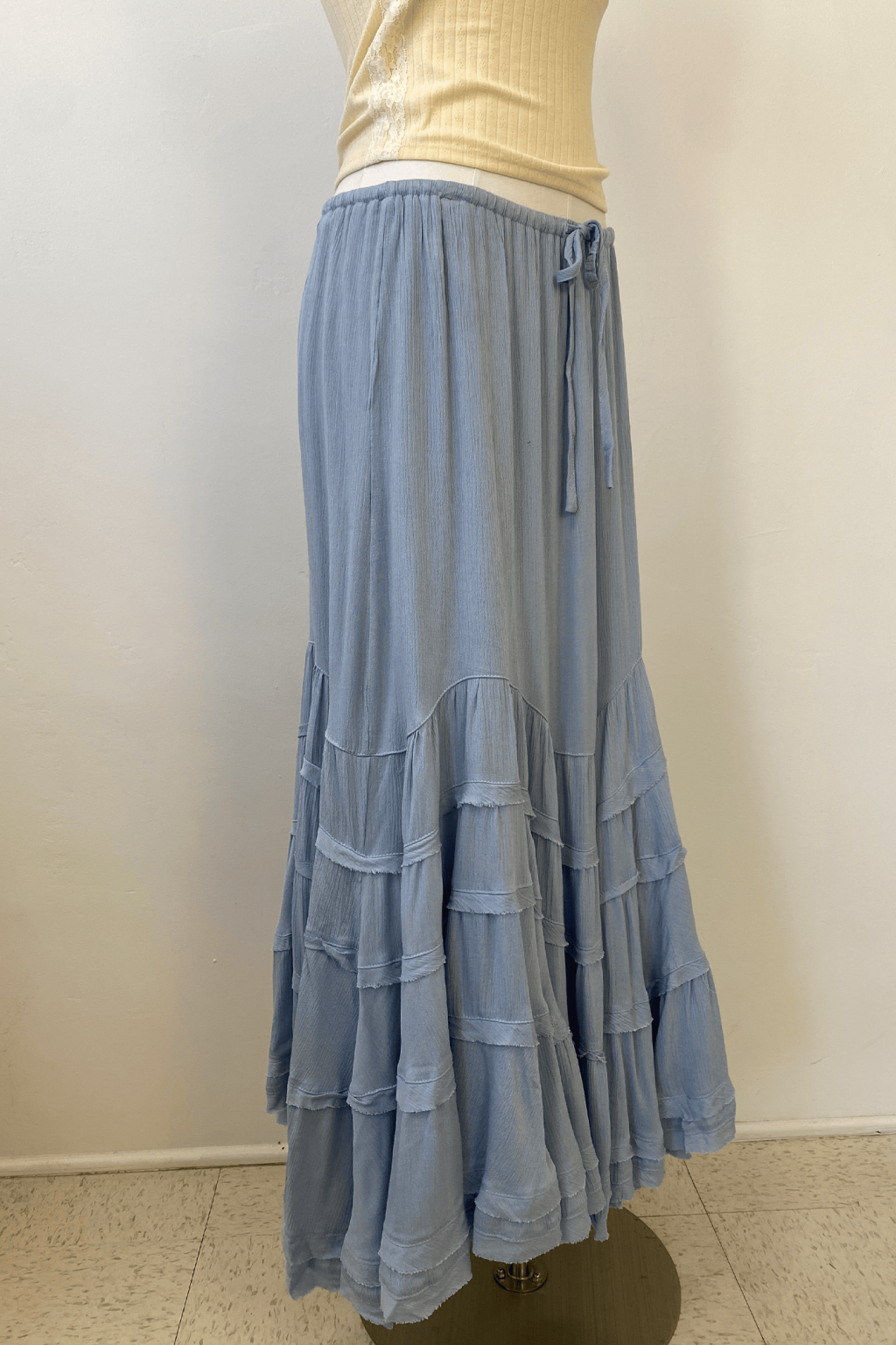 Ruffled Tiered Maxi Skirt