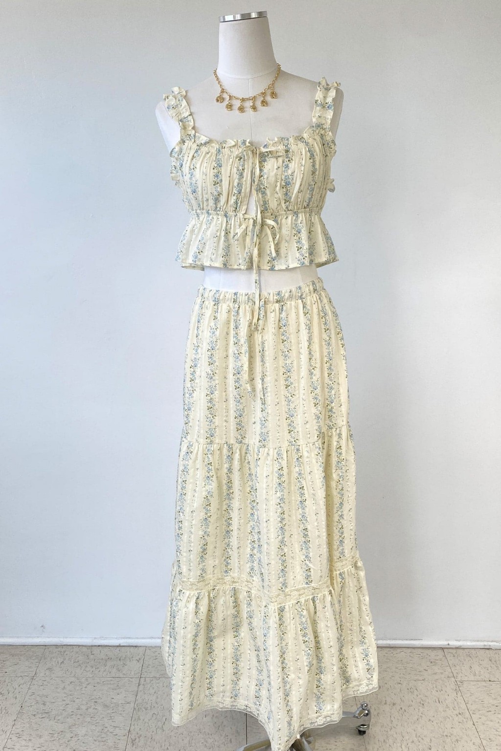 Lacey Tiered Maxi Skirt