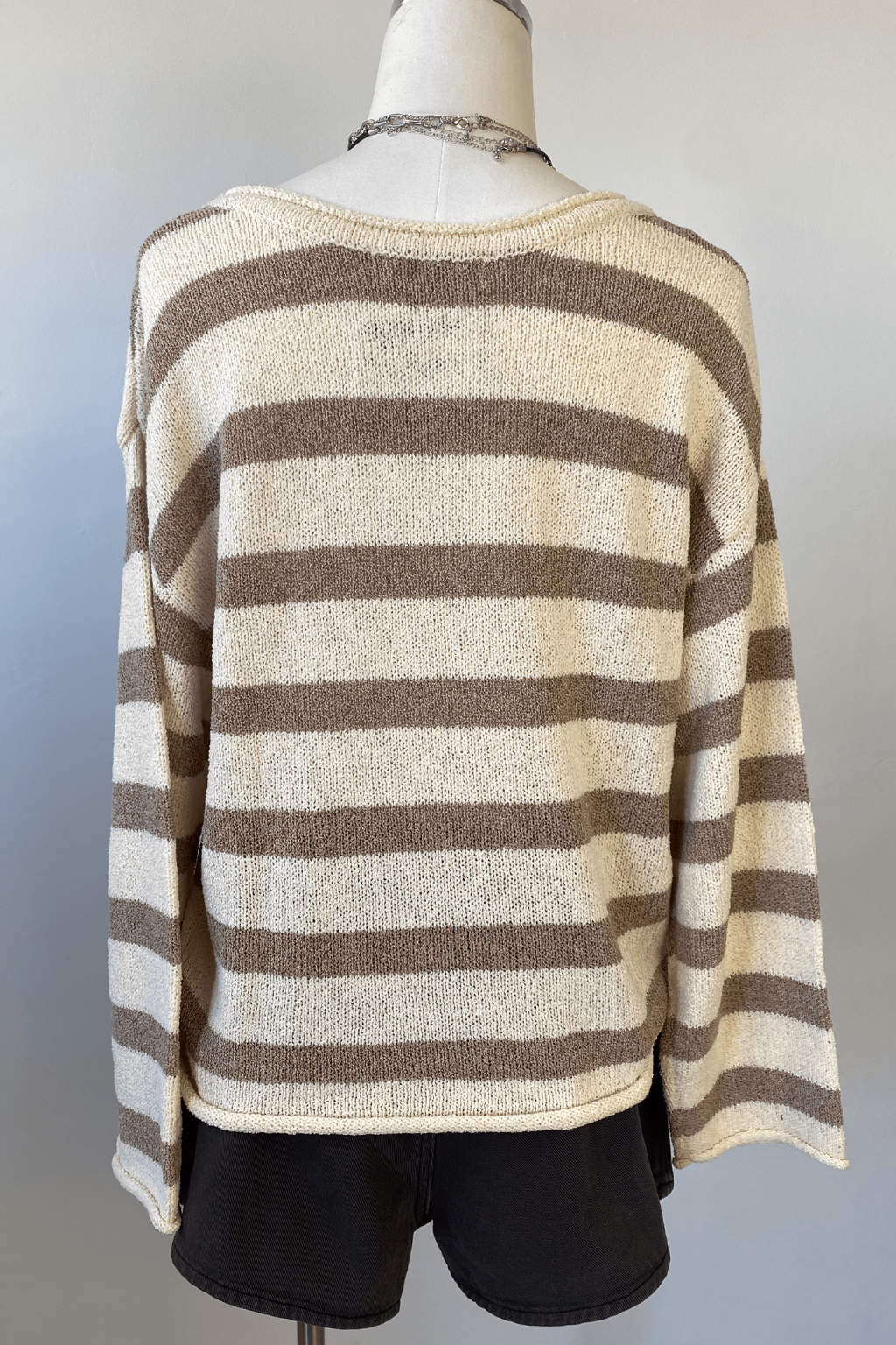 Striped Knit Sweater
