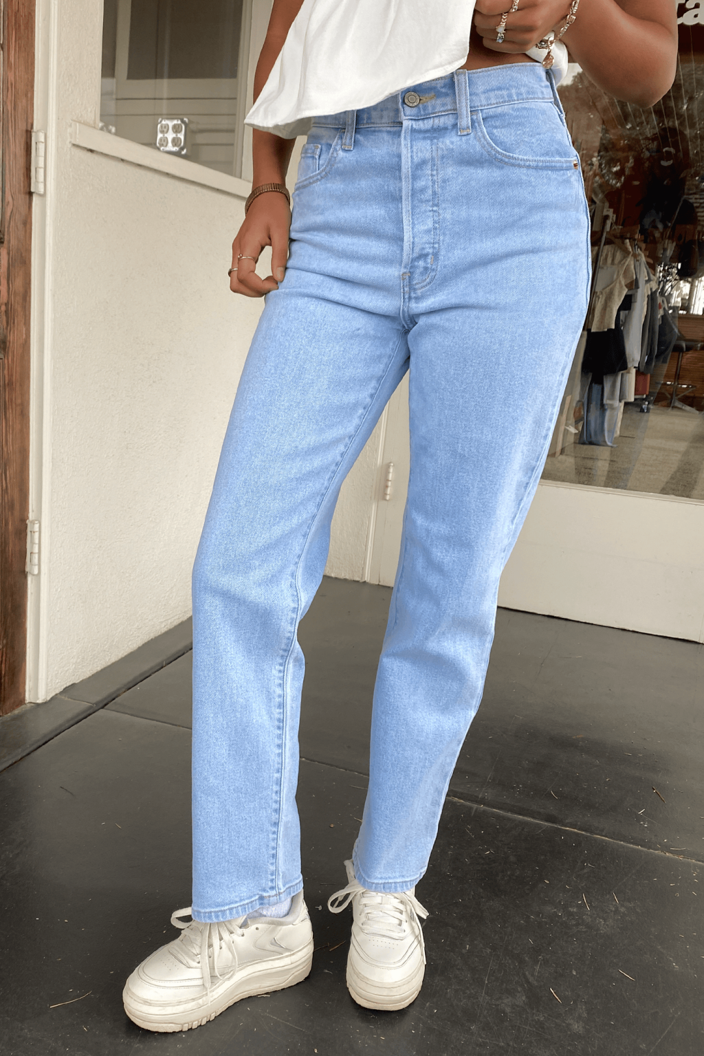 The Hazel Super High Rise Dad Jeans